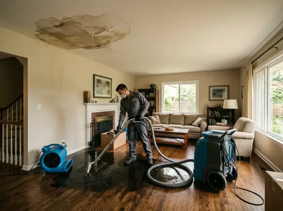 attic-pipe-burst-ceiling-drip-008 — frequently asked questions, Water Damage Restoration & Carpet Care in SeaTac, WA